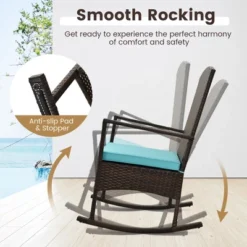 Tangkula 3 Pieces Rocking Wicker Bistro Set Outdoor Front Porch Rocker Chairs Conversation Set 14 Tangkula 3 Pieces Rocking Wicker Bistro Set Outdoor Front Porch Rocker Chairs Conversation Set -Tangkula GUEST 025ac1c4 edbd 4e53 93a6 deed11e1a10d