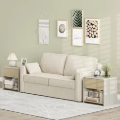 Tangkula Modern Style Nightstand 2-Tier Sofa Side Bedside Table W/ Drawer & Open Shelf 17 Tangkula Modern Style Nightstand 2-Tier Sofa Side Bedside Table W/ Drawer & Open Shelf -Tangkula GUEST 07fd25c0 1cec 47a1 ac72 65c806596205 1