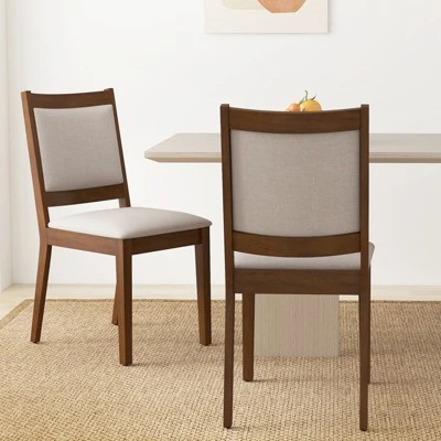Tangkula Modern Dining Chair Set Of 4 Upholstered Kitchen Chair W/ Padded Backrest & Seat 2 Tangkula Modern Dining Chair Set Of 4 Upholstered Kitchen Chair W/ Padded Backrest & Seat - Image 2