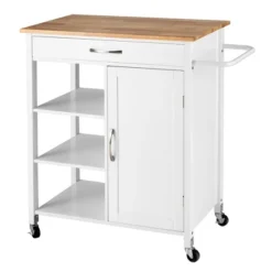 Tangkula Mobile Kitchen Island Cart Serving Utility Trolley Drawer Shelf Towel Rack 23 Tangkula Mobile Kitchen Island Cart Serving Utility Trolley Drawer Shelf Towel Rack -Tangkula GUEST 0f579ce4 4586 4fe8 9e64 51be23e28ebc