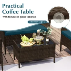 Tangkula Set Of 8 Furniture Set W/ Washable Cushions & Tempered Glass Coffee Table -Tangkula GUEST 1479eeef 3f50 4687 b112 dcf2970250d4 1