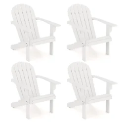 Tangkula 4PCS Patio Adirondack Chair W/ Inclined Seat High Backrest & Wide Armrests 15 Tangkula 4PCS Patio Adirondack Chair W/ Inclined Seat High Backrest & Wide Armrests -Tangkula GUEST 225011b5 7b2d 458f bf79 2f164a30b822