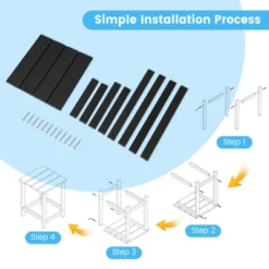Tangkula 2PCS 14" Patio Adirondack Side Table HDPE Square Weather Resistant Garden 14 Tangkula 2PCS 14" Patio Adirondack Side Table HDPE Square Weather Resistant Garden -Tangkula GUEST 22823bcd a7df 4b5a b198 0277e767c210