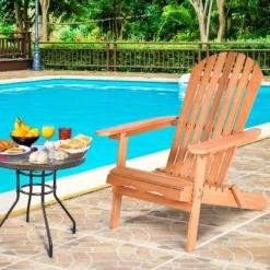 Tangkula 4PCS Folding Adirondack Chair Weather Resistant Outdoor Chair Eucalyptus Wood Adirondack Lounger Chair For Patio 11 Tangkula 4PCS Folding Adirondack Chair Weather Resistant Outdoor Chair Eucalyptus Wood Adirondack Lounger Chair For Patio -Tangkula GUEST 26826c76 657c 4465 9595 65edf697865a