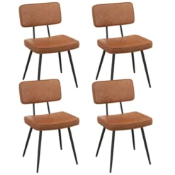 Tangkula Dining Chairs Set Of 4 W/ PU Leather Cover Filled Sponge Waterfall Seats 18 Tangkula Dining Chairs Set Of 4 W/ PU Leather Cover Filled Sponge Waterfall Seats -Tangkula GUEST 26b19875 8093 4b7e 8fe3 4d9aa8066a60