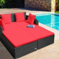 Tangkula Patio Rattan Daybed With 4 Pillows Cushioned Sofa For Outdoor 15 Tangkula Patio Rattan Daybed With 4 Pillows Cushioned Sofa For Outdoor -Tangkula GUEST 27eca61d 681f 44fe 9ce3 8cd10d4cdbcb
