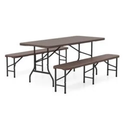 Tangkula 6 Ft Plastic Folding Bench Portable Fold-in-Half Seat W/ 1320 LBS Capacity Gray 18 Tangkula 6 Ft Plastic Folding Bench Portable Fold-in-Half Seat W/ 1320 LBS Capacity Gray -Tangkula GUEST 27f11c36 e3c6 4620 80b6 64f0310883a2