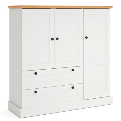 Tangkula Sideboard Buffet Cabinet Kitchen Pantry Hutch Storage Cabinet Farmhouse Credenza 10 Tangkula Sideboard Buffet Cabinet Kitchen Pantry Hutch Storage Cabinet Farmhouse Credenza - Image 10