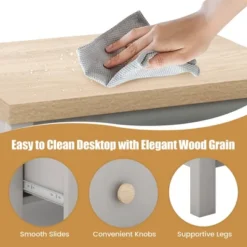 Tangkula 2 PCS Nightstand Farmhouse Side End Table W/ Solid Wood Legs & 2 Drawers 13 Tangkula 2 PCS Nightstand Farmhouse Side End Table W/ Solid Wood Legs & 2 Drawers -Tangkula GUEST 2c1bd2c8 3bfe 47bc 96a3 9915358dcb3c