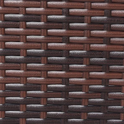 Tangkula 3PC Outdoor Furniture Set Rattan Wicker Sofa Table Deck Garden Patio 8 Tangkula 3PC Outdoor Furniture Set Rattan Wicker Sofa Table Deck Garden Patio - Image 8