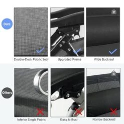 Tangkula Oversized Zero Gravity Lounge Chair Folding Recliner W/ Cup Holder & Pillow, Black -Tangkula GUEST 3180d9a1 6e02 41a9 aa36 dd9b75c40831