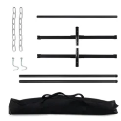 Tangkula 2-Person Heavy-Duty Hammock Stand W/ Storage Bag Portable 450 LBS Capacity -Tangkula GUEST 3bd36487 7945 472b a9fb ed7299e9d117