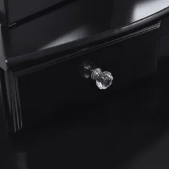 Tangkula Removable Tri-folding Mirror Vanity Table Unit Makeup Set W/ Stool & 4 Drawers -Tangkula GUEST 3f8ea7e5 3334 4e12 b055 61e3270ec433