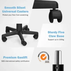 Tangkula Armless Mesh Office Chair Ergonomic Swivel Computer Desk Chair Height Adjustable Task Chair For Adults And Kids -Tangkula GUEST 40aebd33 2d93 46f8 8fdb b9e8d7777c7d