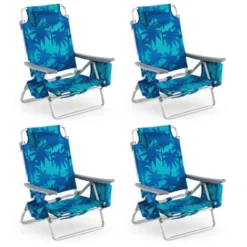 Tangkula 4 PCS Beach Chair 5-Position Outdoor Reclining Chairs W/ Head Pillow & Storage Bag 12 Tangkula 4 PCS Beach Chair 5-Position Outdoor Reclining Chairs W/ Head Pillow & Storage Bag -Tangkula GUEST 429e01dc 09d7 4369 aff2 b307b352ac08