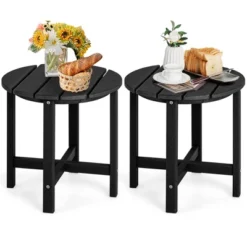 Tangkula 2PCS 18"Adirondack Side Table Weather Resistant HDPE Garden Patio 14 Tangkula 2PCS 18"Adirondack Side Table Weather Resistant HDPE Garden Patio -Tangkula GUEST 42c90fe8 0f9e 4c3f be65 83e82d160471