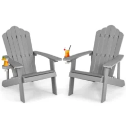 Tangkula 2PCS Adirondack Chair HIPS Adirondack Chair W/Cup Holder Realistic Wood Grain Weather Resistant Outdoor Chair For 380 LBS Weight Capacity Black/Navy/White/Teak/Dark Green/Red/Light Grey/Yellow 27 Tangkula 2PCS Adirondack Chair HIPS Adirondack Chair W/Cup Holder Realistic Wood Grain Weather Resistant Outdoor Chair For 380 LBS Weight Capacity Black/Navy/White/Teak/Dark Green/Red/Light Grey/Yellow -Tangkula GUEST 4a1882ee 346a 4ccc b763 33c9d52933c4