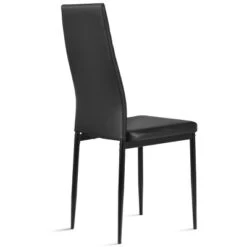 Tangkula Kitchen Set Of 4 Dining Chair PVC Leather Metal Base High Back -Tangkula GUEST 4c2edbba 2c57 4bdf 8612 bbb9d6d136eb