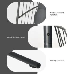 Tangkula Modern Rattan Hanging Egg Swing Chair W/Stand Foldable Cushioned Hammock Gray/Beige 14 Tangkula Modern Rattan Hanging Egg Swing Chair W/Stand Foldable Cushioned Hammock Gray/Beige -Tangkula GUEST 4cce83eb 3249 4e7e 9c76 54ecd38dc76b