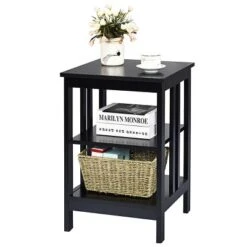 Tangkula 3-tier Side Table Nightstand Sofa End Table Storage Display Shelf 23 Tangkula 3-tier Side Table Nightstand Sofa End Table Storage Display Shelf -Tangkula GUEST 4fbeea99 d132 4f96 813a c42fe9df22a9
