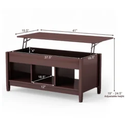 Tangkula Multifunctional Modern Lift Top Coffee Table Desk Dining Furniture 11 Tangkula Multifunctional Modern Lift Top Coffee Table Desk Dining Furniture -Tangkula GUEST 51fd09a3 f690 49e6 8f26 b625622a083d
