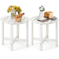 Tangkula 2PCS 18"Adirondack Side Table Weather Resistant HDPE Garden Patio 17 Tangkula 2PCS 18"Adirondack Side Table Weather Resistant HDPE Garden Patio -Tangkula GUEST 53b7a797 4e1e 49cb a34e 0a1e887ae774