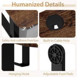 Tangkula 55" Electric Standing Desk Height Adjustable Home Office Table W/ Hook -Tangkula GUEST 56bc2a85 504f 4ba5 8479 fc8f4c9368eb