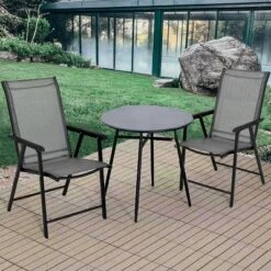 Tangkula 2PCS Folding Chairs Steel Frame Patio Garden Outdoor W/ Armrest & Footrest 16 Tangkula 2PCS Folding Chairs Steel Frame Patio Garden Outdoor W/ Armrest & Footrest -Tangkula GUEST 573bf944 a714 4df8 a46d afd893975c16