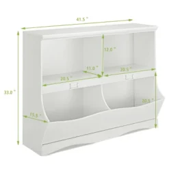 Tangkula Multi-Bin Kids Toy Storage Organizer Toy Display Shelf Bookcase -Tangkula GUEST 5ae60cdb ca45 4885 98b8 f8285b24030c