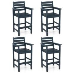Tangkula Patio Bar Stools Set Of 4 Tall Adirondack Chair W/ Backrest Armrests & Footrests 23 Tangkula Patio Bar Stools Set Of 4 Tall Adirondack Chair W/ Backrest Armrests & Footrests -Tangkula GUEST 5ba62c7b ec04 459e 8a28 9c5aac3981f0