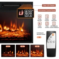 Tangkula 48" TV Stand Console Cabinet W/ Fireplace Entertainment Center For Living Room -Tangkula GUEST 5fcee57a 2c67 48b6 b9b8 99268ac73ab5