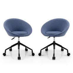 Tangkula Set Of 2 Swivel Home Office Chair Adjustable Accent Chair W/ Flexible Casters 21 Tangkula Set Of 2 Swivel Home Office Chair Adjustable Accent Chair W/ Flexible Casters -Tangkula GUEST 61e10c3b 0177 4115 8656 3a39c99f1099