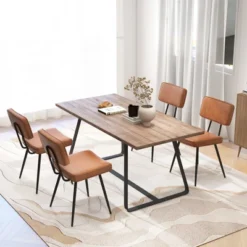 Tangkula Dining Chairs Set Of 4 W/ PU Leather Cover Filled Sponge Waterfall Seats 12 Tangkula Dining Chairs Set Of 4 W/ PU Leather Cover Filled Sponge Waterfall Seats -Tangkula GUEST 64bab6a2 60ce 4c20 a04f a1397eb3d3f5