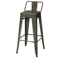 Tangkula Set Of 4 Metal Bar Stools 30" Industrial Height Chair Low Back 9 Tangkula Set Of 4 Metal Bar Stools 30" Industrial Height Chair Low Back -Tangkula GUEST 6741198f 0c95 4385 a726 826189821f54
