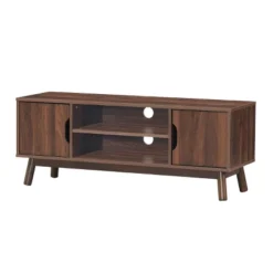 Tangkula TV Stand Storage Media Console For TV’s Up To 50’’ Wooden Entertainment Center W/Shelves Brown/Black/White -Tangkula GUEST 6ae61266 df62 4772 b19b 7721f2dd0b0b