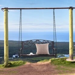 Tangkula Patio Hanging Porch Swing Outdoor 2-Person Metal Swing Bench Chair W/ Chains 12 Tangkula Patio Hanging Porch Swing Outdoor 2-Person Metal Swing Bench Chair W/ Chains -Tangkula GUEST 6b8f1e4e 39dd 4c41 b999 2d3c181dbac1