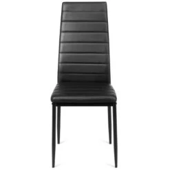 Tangkula Set Of 6 Dining Chairs High Back Kitchen Home Furniture,PVC -Tangkula GUEST 6f01c084 61c8 4d61 91e2 01b02964da6f