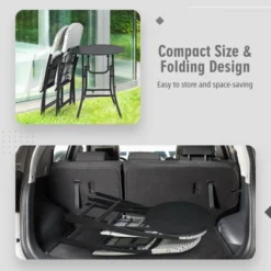 Tangkula 3PCS Patio Rattan Furniture Set Outdoor Chairs & Coffee Table Wicker Bistro Table Set For Balcony Lawn Garden -Tangkula GUEST 6ff37988 f399 4313 849a 019cfb9bc0fd