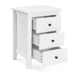 Tangkula 2PCS End Table Nightstand Living Room Furniture W/ 3 Drawers White -Tangkula GUEST 7569bd37 fe2d 43e7 b92d 10507138ddbf