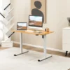 Tangkula Electric Standing Desk Adjustable Stand Up Computer Desk Anti-collision