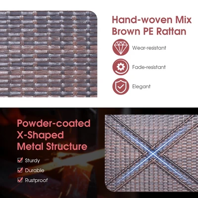 Tangkula Single Person Hanging Swing Outdoor Hanging Seat W/ Back Cushion & Seat Cushion 7 Tangkula Single Person Hanging Swing Outdoor Hanging Seat W/ Back Cushion & Seat Cushion - Image 7