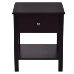 Tangkula End Table Nightstand W/Drawer & Shelf Bedroom Living Room Furniture Black/Brown/White 14 Tangkula End Table Nightstand W/Drawer & Shelf Bedroom Living Room Furniture Black/Brown/White -Tangkula GUEST 8b2ab886 5de2 407c a622 687b0129cd5d 1