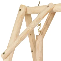 Tangkula Porch Swing Wooden Swing Rustic Frame Patio Furniture -Tangkula GUEST 90e7f102 117d 4b50 8898 ba6d47fb141a