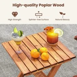 Tangkula 3PCS Patio Poplar Wood Rocking Bistro Set Outdoor Furniture Set For Garden 12 Tangkula 3PCS Patio Poplar Wood Rocking Bistro Set Outdoor Furniture Set For Garden -Tangkula GUEST 950defe3 4185 47f9 846d 0dffc1898c72