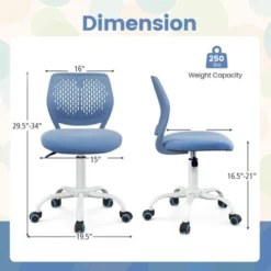 Tangkula Kids Desk Chair Ergonomic Swivel Children Mesh Study Height Adjustable 18 Tangkula Kids Desk Chair Ergonomic Swivel Children Mesh Study Height Adjustable -Tangkula GUEST 99d81a3c ad64 4bca 86cd 327f6531ebbc