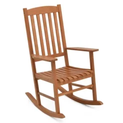 Tangkula Patio Rocking Chair W/ 400 Lbs Weight Capacity Eucalyptus Wood Porch Rocker W/ High Back 15 Tangkula Patio Rocking Chair W/ 400 Lbs Weight Capacity Eucalyptus Wood Porch Rocker W/ High Back -Tangkula GUEST 9fc5bb8b 4bb3 4bb7 a782 e1f544b8cfa6