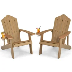 Tangkula 2PCS Adirondack Chair HIPS Adirondack Chair W/Cup Holder Realistic Wood Grain Weather Resistant Outdoor Chair For 380 LBS Weight Capacity Black/Navy/White/Teak/Dark Green/Red/Light Grey/Yellow 29 Tangkula 2PCS Adirondack Chair HIPS Adirondack Chair W/Cup Holder Realistic Wood Grain Weather Resistant Outdoor Chair For 380 LBS Weight Capacity Black/Navy/White/Teak/Dark Green/Red/Light Grey/Yellow -Tangkula GUEST a278699e b49a 4aef bb8f 461149d8f65a