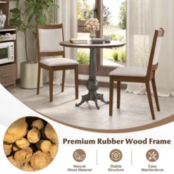 Tangkula Modern Dining Chair Set Of 4 Upholstered Kitchen Chair W/ Padded Backrest & Seat 15 Tangkula Modern Dining Chair Set Of 4 Upholstered Kitchen Chair W/ Padded Backrest & Seat -Tangkula GUEST a430fe4f 9cb4 4c4a 8530 14da34fa9d3a