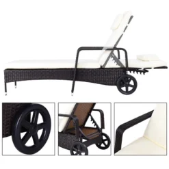 Tangkula Adjustable Wicker Patio Lounge Outdoor Rattan Cushioned Recliner 8 Tangkula Adjustable Wicker Patio Lounge Outdoor Rattan Cushioned Recliner -Tangkula GUEST a749eb79 66a2 4c36 a4c8 9ab2ee624b3b