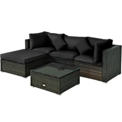 Tangkula 5-Piece Outdoor Patio Sectional Rattan Wicker Sofa Set W/ Cushion 19 Tangkula 5-Piece Outdoor Patio Sectional Rattan Wicker Sofa Set W/ Cushion -Tangkula GUEST abbebb13 8d19 4f3a a1bd d7b528095308